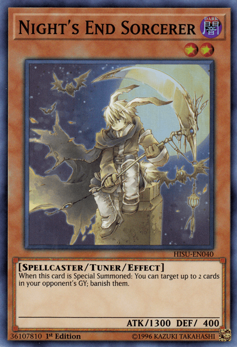 Night's End Sorcerer [HISU-EN040] Super Rare - Josh's Cards