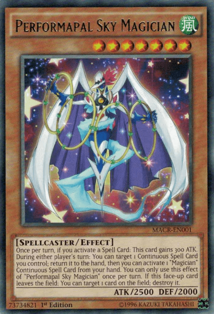 Performapal Sky Magician [MACR-EN001] Rare - Josh's Cards
