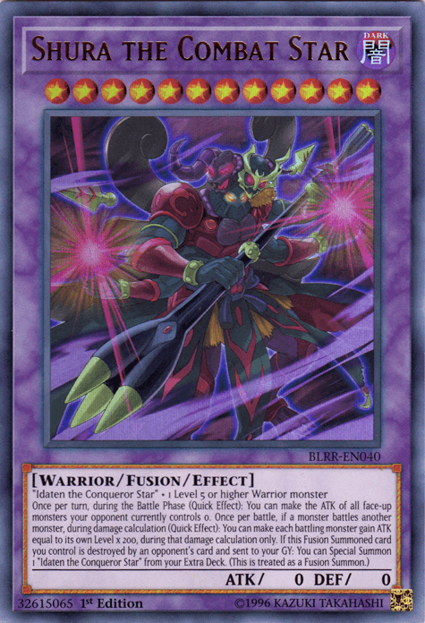 Shura the Combat Star [BLRR-EN040] Ultra Rare - Josh's Cards