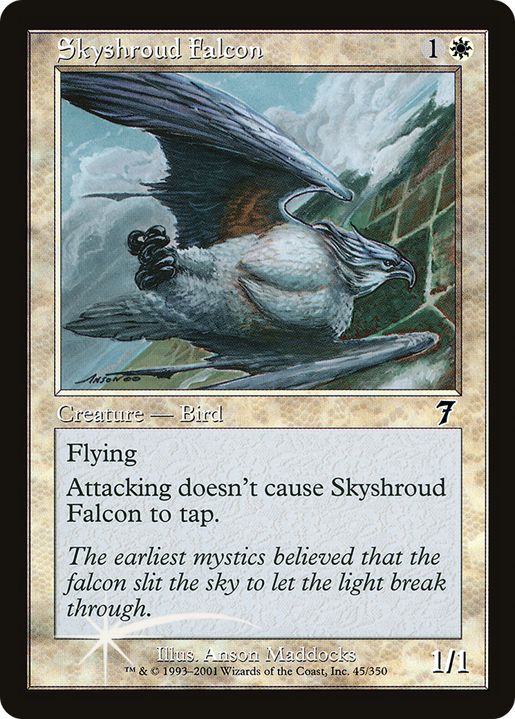 Skyshroud Falcon [Seventh Edition] Foil