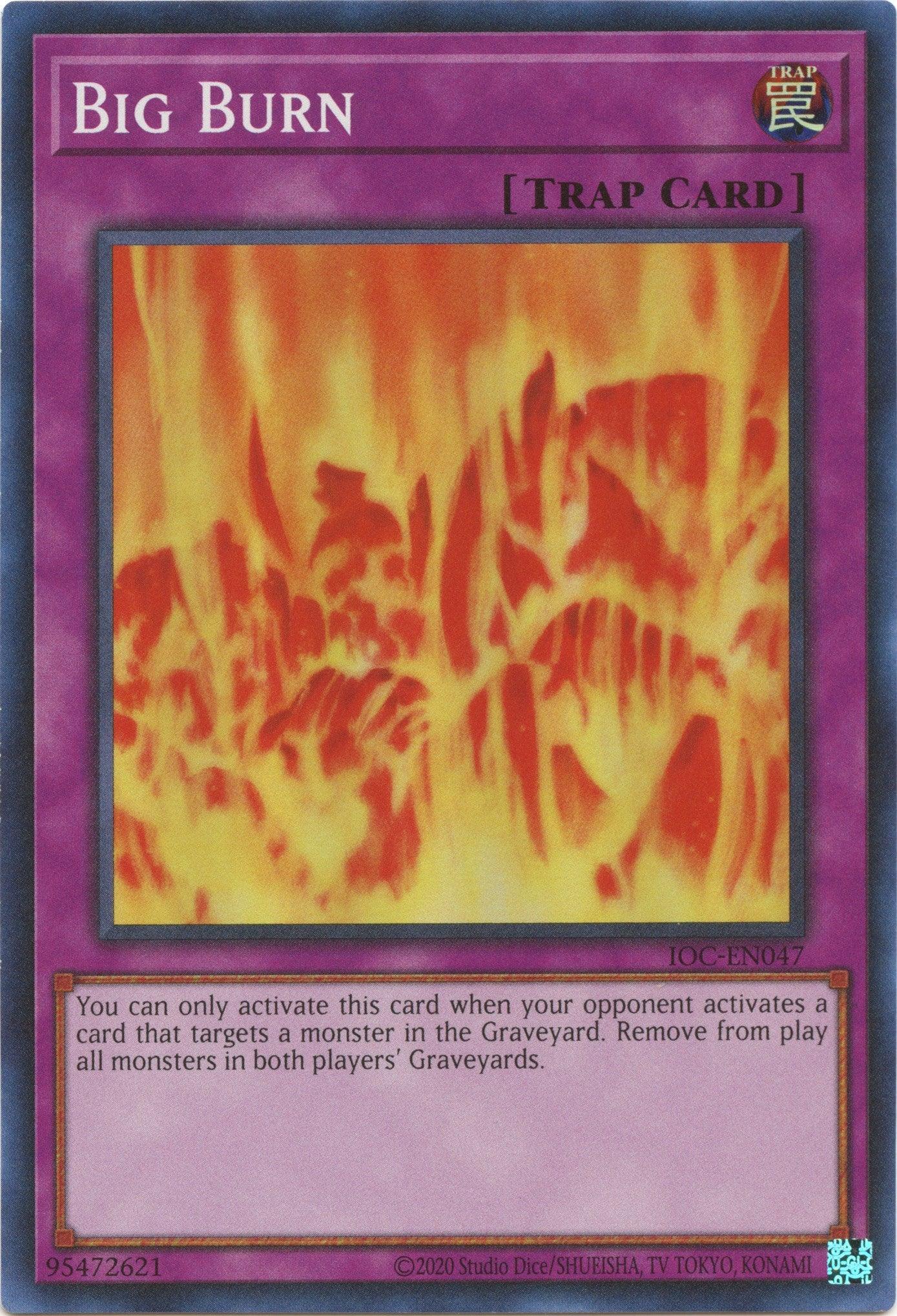 Big Burn (25th Anniversary) [IOC-EN047] Super Rare - Josh's Cards