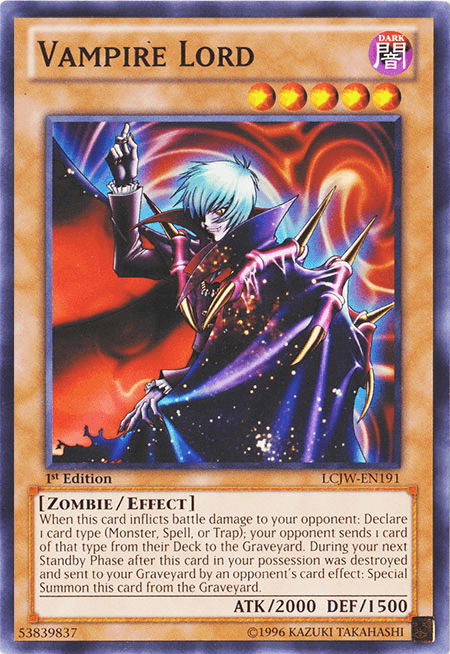 Vampire Lord [LCJW-EN191] Common - Josh's Cards