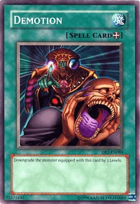 Demotion [DR1-EN084] Common - Josh's Cards