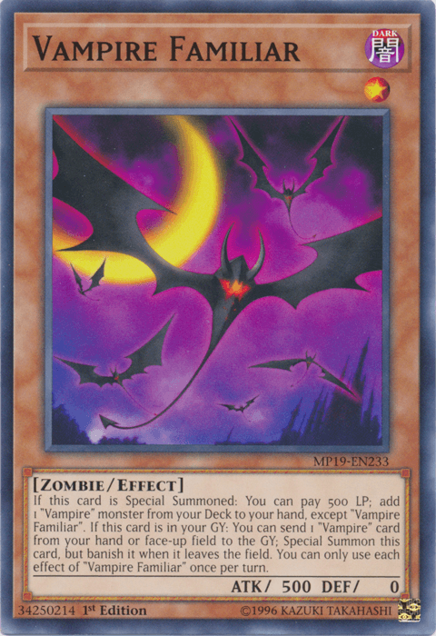 Vampire Familiar [MP19-EN233] Common - Josh's Cards
