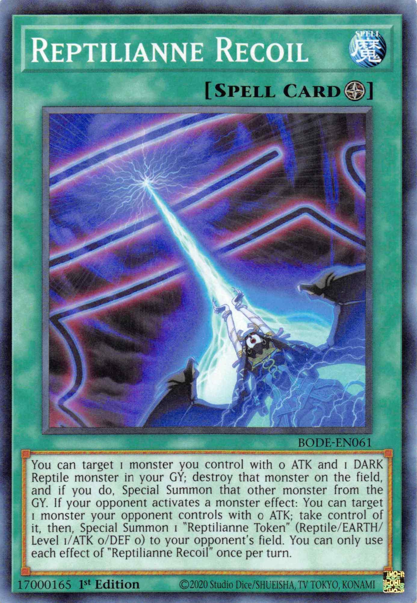 Reptilianne Recoil [BODE-EN061] Common - Josh's Cards