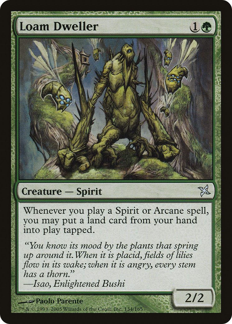 Loam Dweller (BOK-134) - Betrayers of Kamigawa Foil