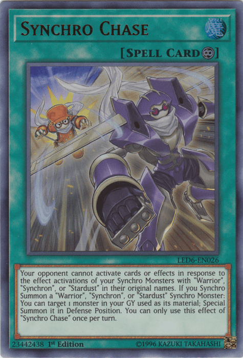 Synchro Chase [LED6-EN026] Ultra Rare - Josh's Cards