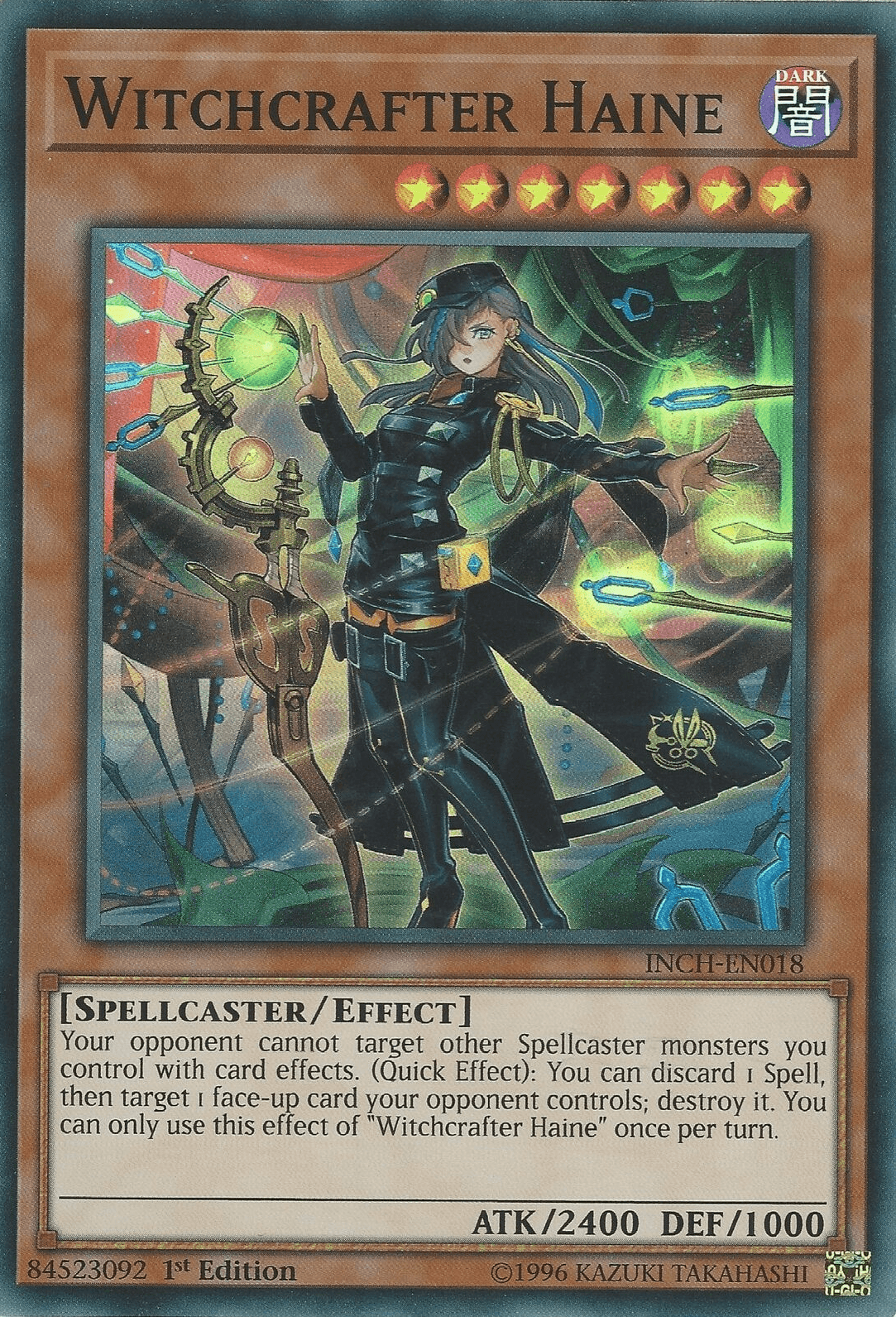 Witchcrafter Haine [INCH-EN018] Super Rare - Josh's Cards