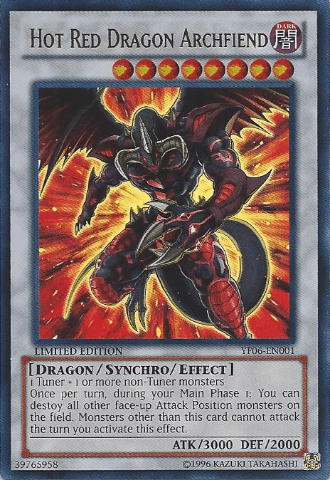 Hot Red Dragon Archfiend [YF06-EN001] Ultra Rare - Josh's Cards