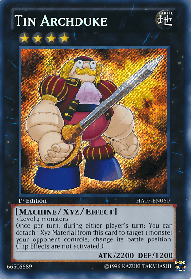 Tin Archduke [HA07-EN060] Secret Rare - Josh's Cards
