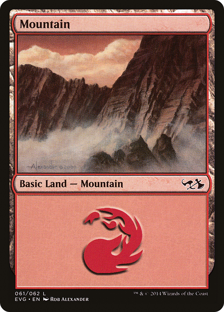 Mountain (DD3-061) - Duel Decks Anthology: Elves vs. Goblins