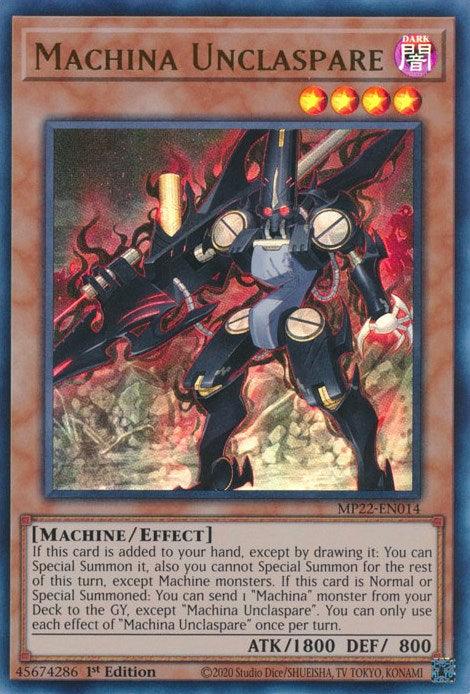 Machina Unclaspare [MP22-EN014] Ultra Rare - Josh's Cards