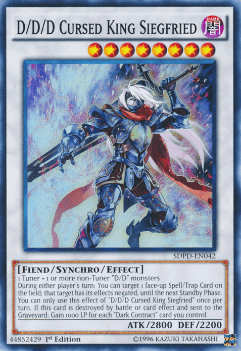 D/D/D Cursed King Siegfried [SDPD-EN042] Super Rare - Josh's Cards