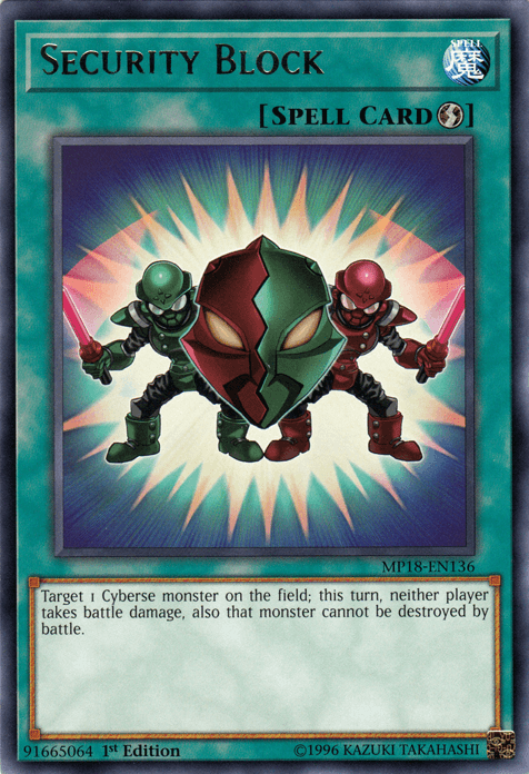 Security Block [MP18-EN136] Rare - Josh's Cards