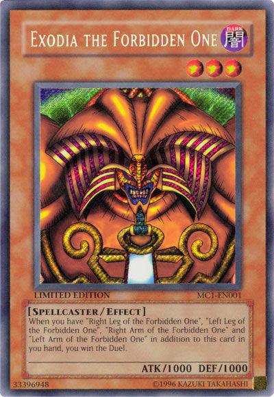 Exodia the Forbidden One [MC1-EN001] Secret Rare - Josh's Cards