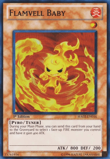 Flamvell Baby [HA02-EN016] Super Rare - Josh's Cards