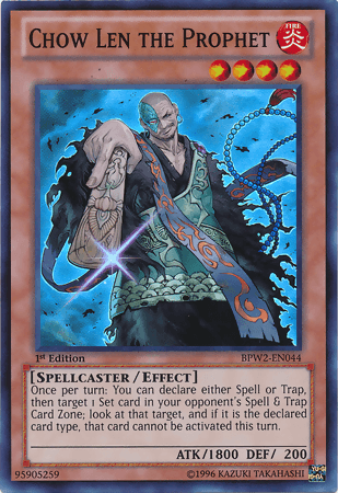 Chow Len the Prophet [BPW2-EN044] Super Rare - Josh's Cards