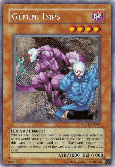 Gemini Imps [PP01-EN005] Secret Rare - Josh's Cards