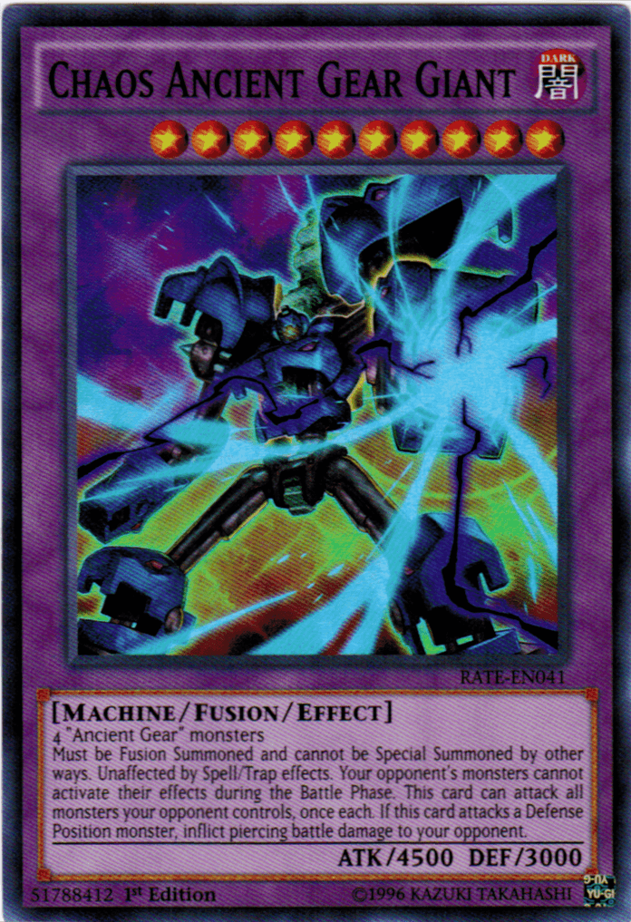 Chaos Ancient Gear Giant [RATE-EN041] Super Rare - Josh's Cards