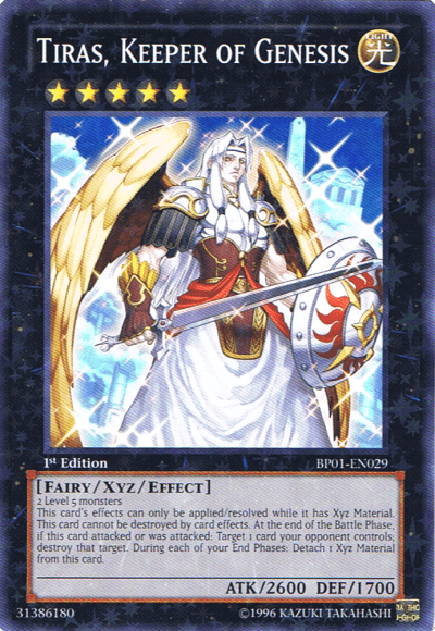 Tiras, Keeper of Genesis [BP01-EN029] Starfoil Rare - Josh's Cards