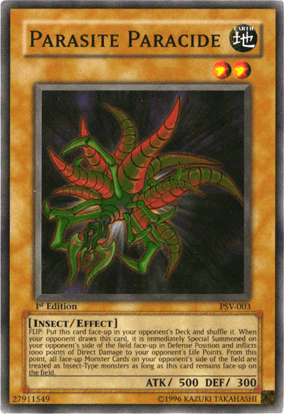 Parasite Paracide [PSV-003] Super Rare - Josh's Cards