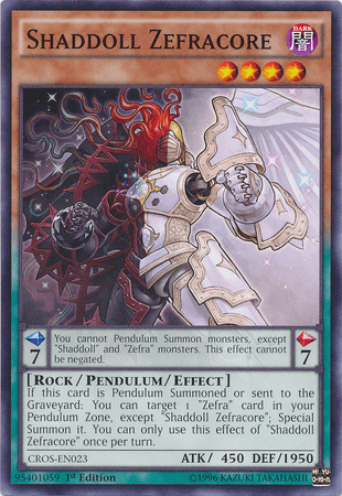Shaddoll Zefracore [CROS-EN023] Common - Josh's Cards