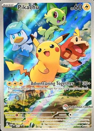 Pikachu 027 - SV Scarlet & Violet Promo Cards - Holofoil