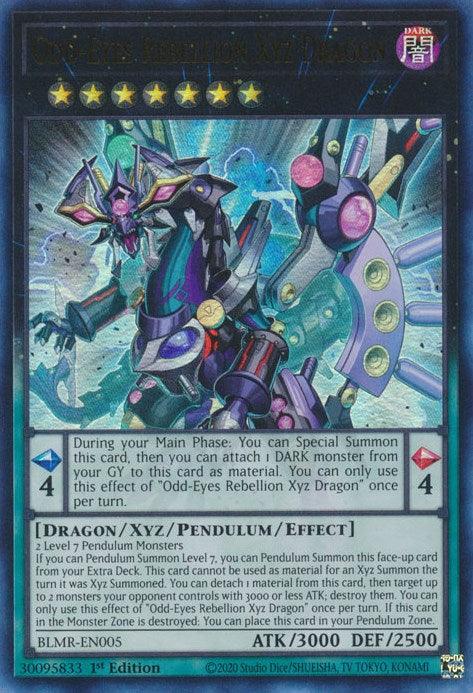 Odd-Eyes Rebellion Xyz Dragon [BLMR-EN005] Ultra Rare - Josh's Cards