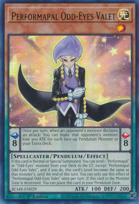Performapal Odd-Eyes Valet [BLMR-EN029] Ultra Rare - Josh's Cards