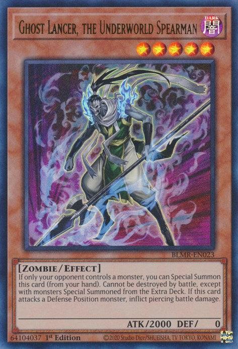Ghost Lancer, the Underworld Spearman [BLMR-EN023] Ultra Rare - Josh's Cards
