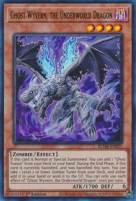 Ghost Wyvern, the Underworld Dragon [BLMR-EN025] Ultra Rare - Josh's Cards