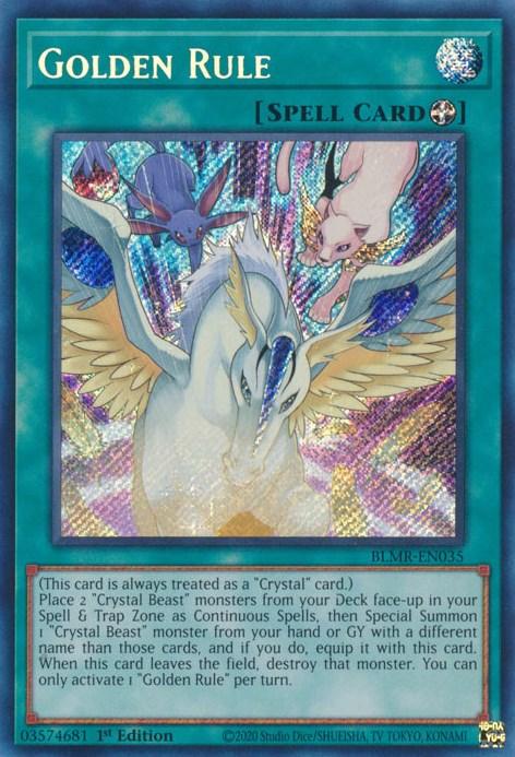 Golden Rule [BLMR-EN035] Secret Rare - Josh's Cards