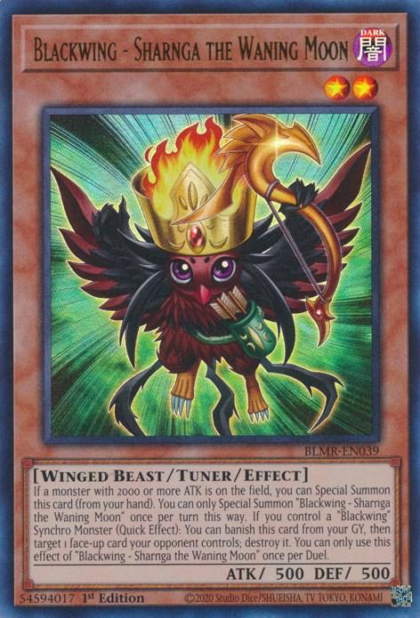 Blackwing - Sharnga the Waning Moon [BLMR-EN039] Ultra Rare - Josh's Cards