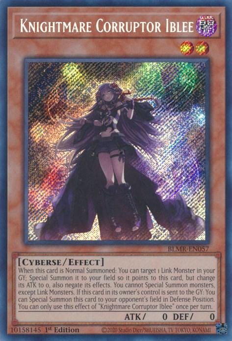 Knightmare Corruptor Iblee [BLMR-EN057] Secret Rare - Josh's Cards