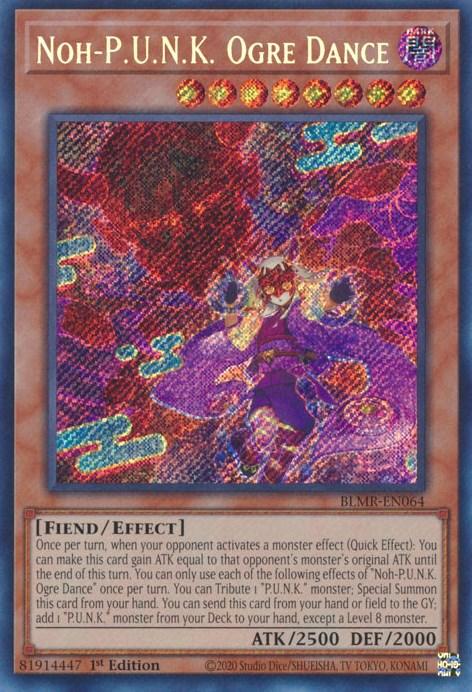 Noh-P.U.N.K. Ogre Dance [BLMR-EN064] Secret Rare - Josh's Cards