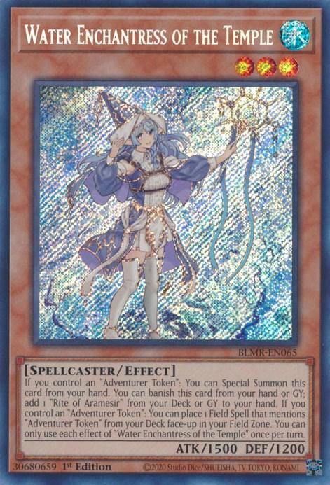 Water Enchantress of the Temple [BLMR-EN065] Secret Rare - Josh's Cards