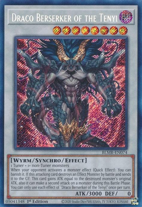 Draco Berserker of the Tenyi [BLMR-EN074] Secret Rare - Josh's Cards