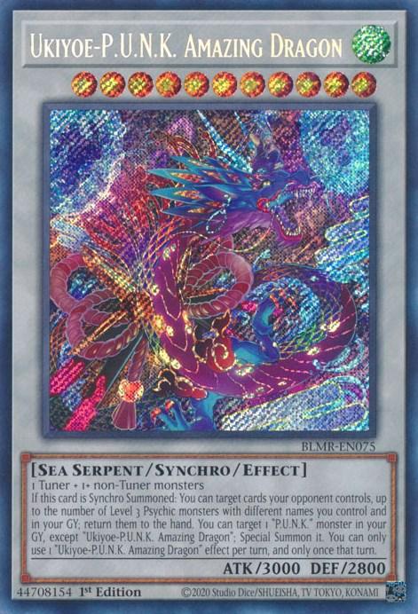 Ukiyoe-P.U.N.K. Amazing Dragon [BLMR-EN075] Secret Rare - Josh's Cards