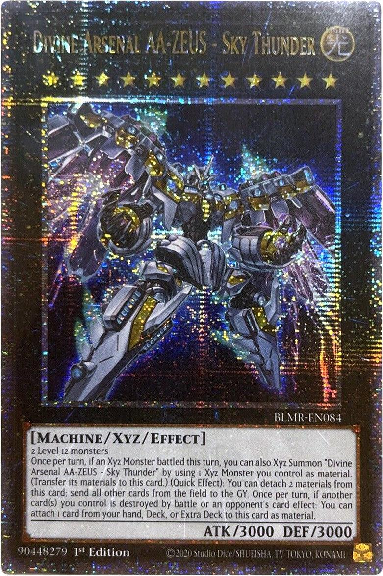 Divine Arsenal AA-ZEUS - Sky Thunder [BLMR-EN084] Quarter Century Secret Rare - Josh's Cards