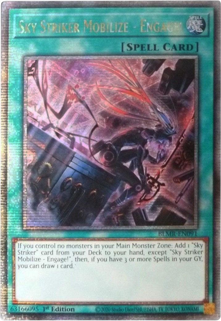 Sky Striker Mobilize - Engage! [BLMR-EN091] Quarter Century Secret Rare - Josh's Cards