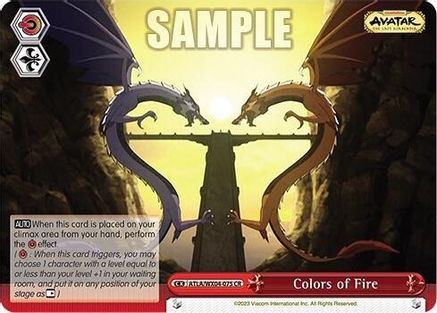 Colors of Fire [Avatar: The Last Airbender]