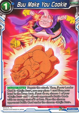 Buu Make You Cookie (BT3-054) [Cross Worlds] Parallel Foil
