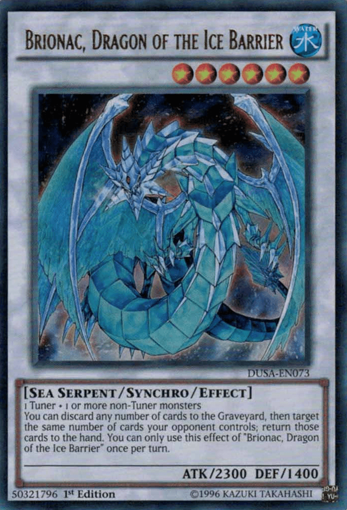 Brionac, Dragon of the Ice Barrier [DUSA-EN073] Ultra Rare - Josh's Cards