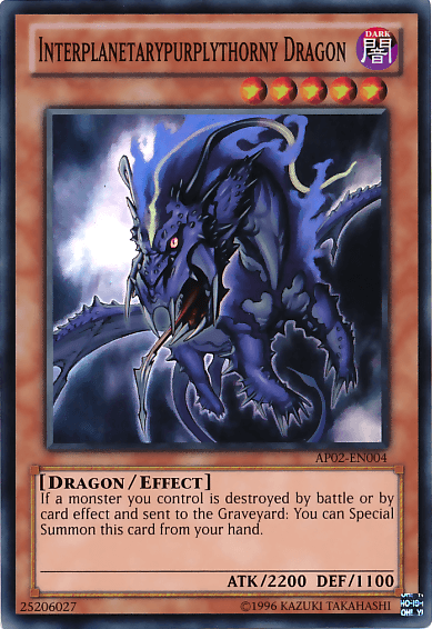 Interplanetarypurplythorny Dragon [AP02-EN004] Super Rare - Josh's Cards