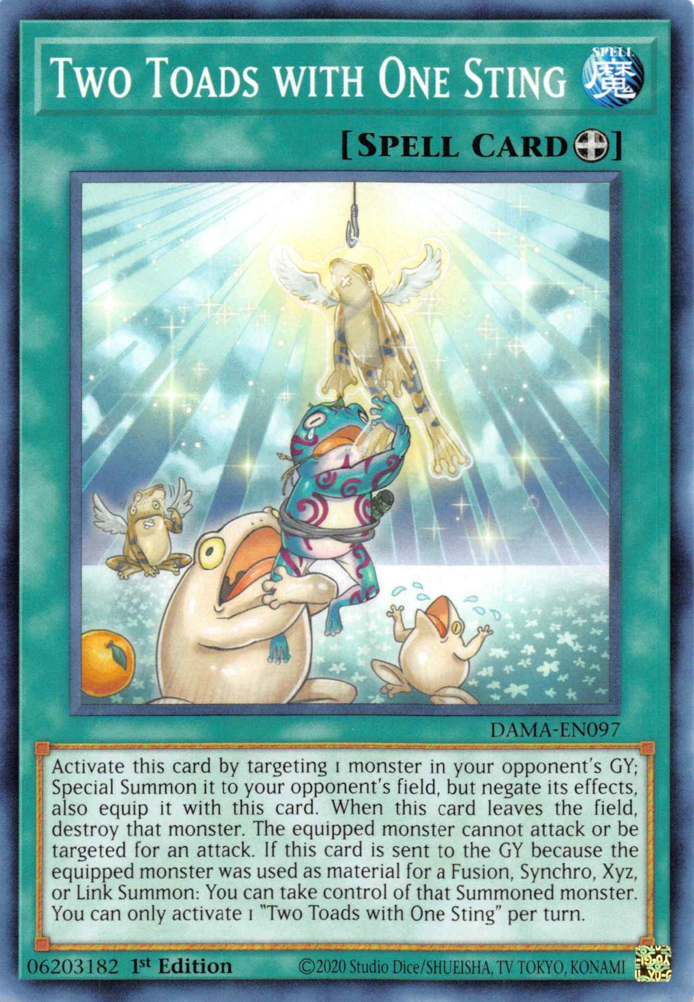 Two Toads with One Sting [DAMA-EN097] Common - Josh's Cards