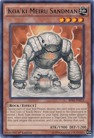Koa'ki Meiru Sandman [BP03-EN072] Rare - Josh's Cards
