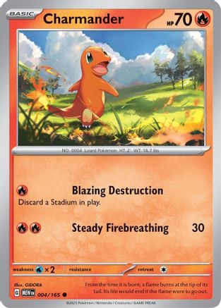 Charmander 004/165 - SV Scarlet & Violet 151