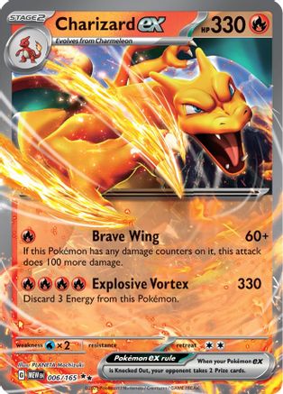 Charizard ex 006/165 - SV Scarlet & Violet 151 Holofoil