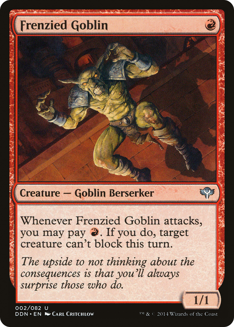 Frenzied Goblin (DDN-002) - Duel Decks: Speed vs. Cunning