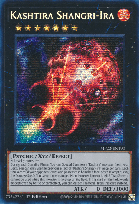 Kashtira Shangri-Ira [MP23-EN190] Prismatic Secret Rare - Josh's Cards